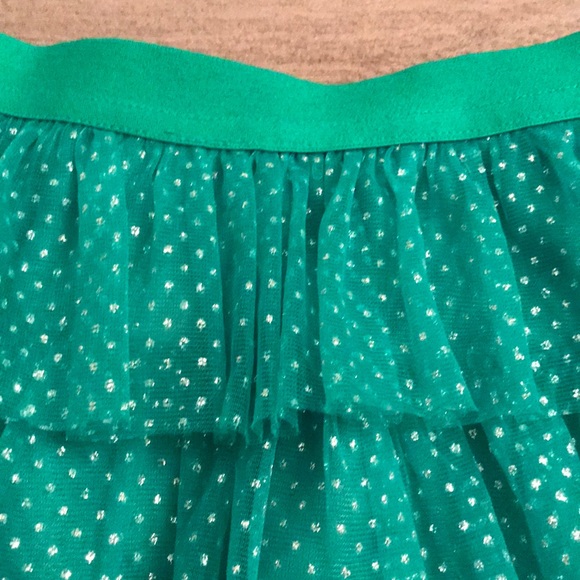 💚 Green Sparkly Toddler Skirt 💚 - Picture 3 of 4